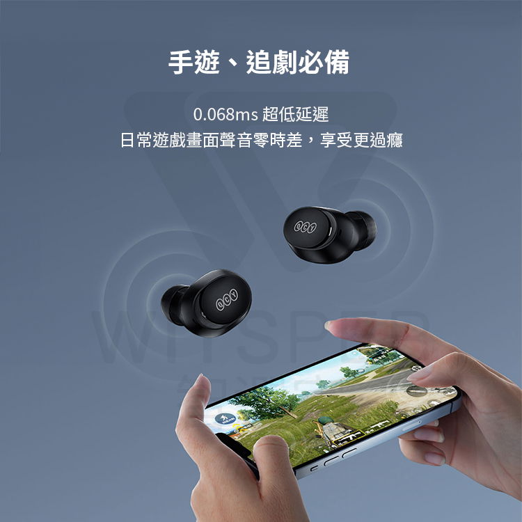 QCY ArcBuds Lite in-ear true wireless Bluetooth headphones - Headphones & Earbuds - Plastic Black