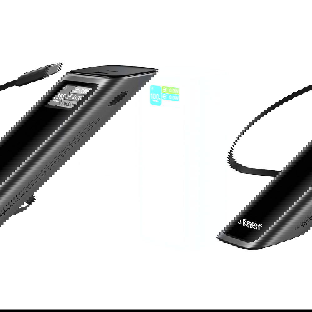 Choetech 勁量充｜20000mAh PD130W 筆電快充自帶線行動電源 B815C