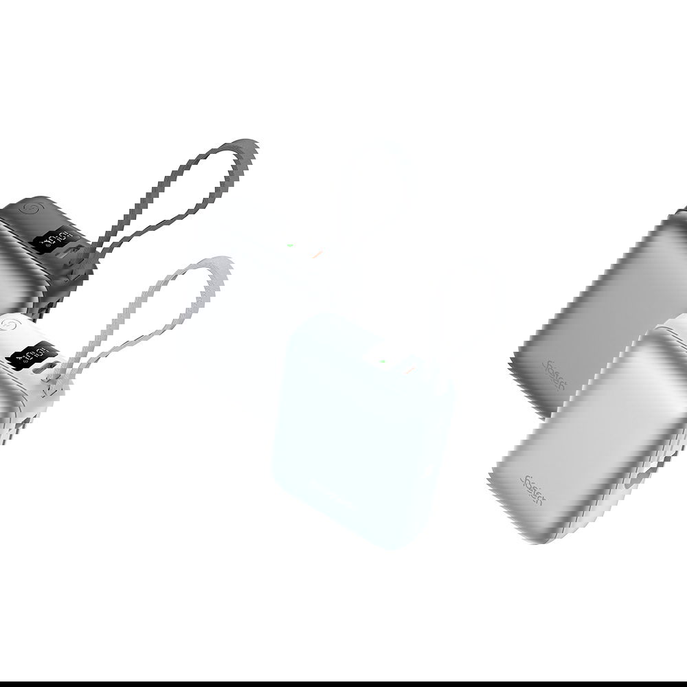 Choetech 掌心充｜10000mAh 35W自帶線快充行動電源 B832