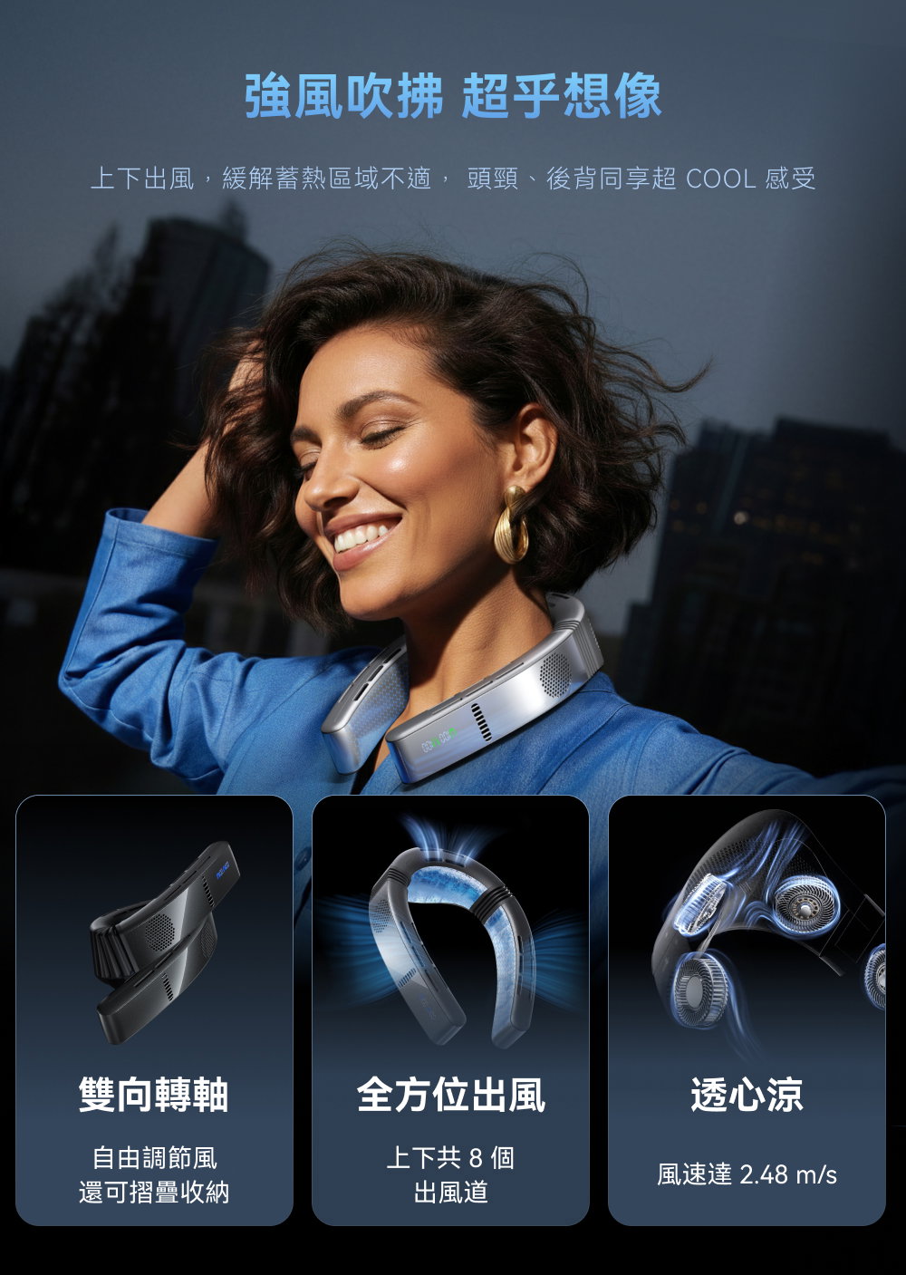 頸掛式冷暖空調