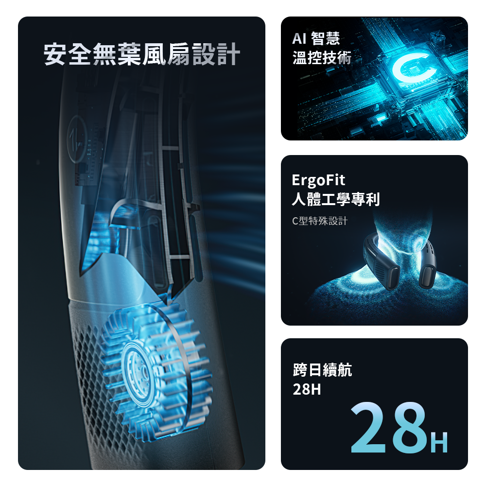 頸掛式冷暖空調