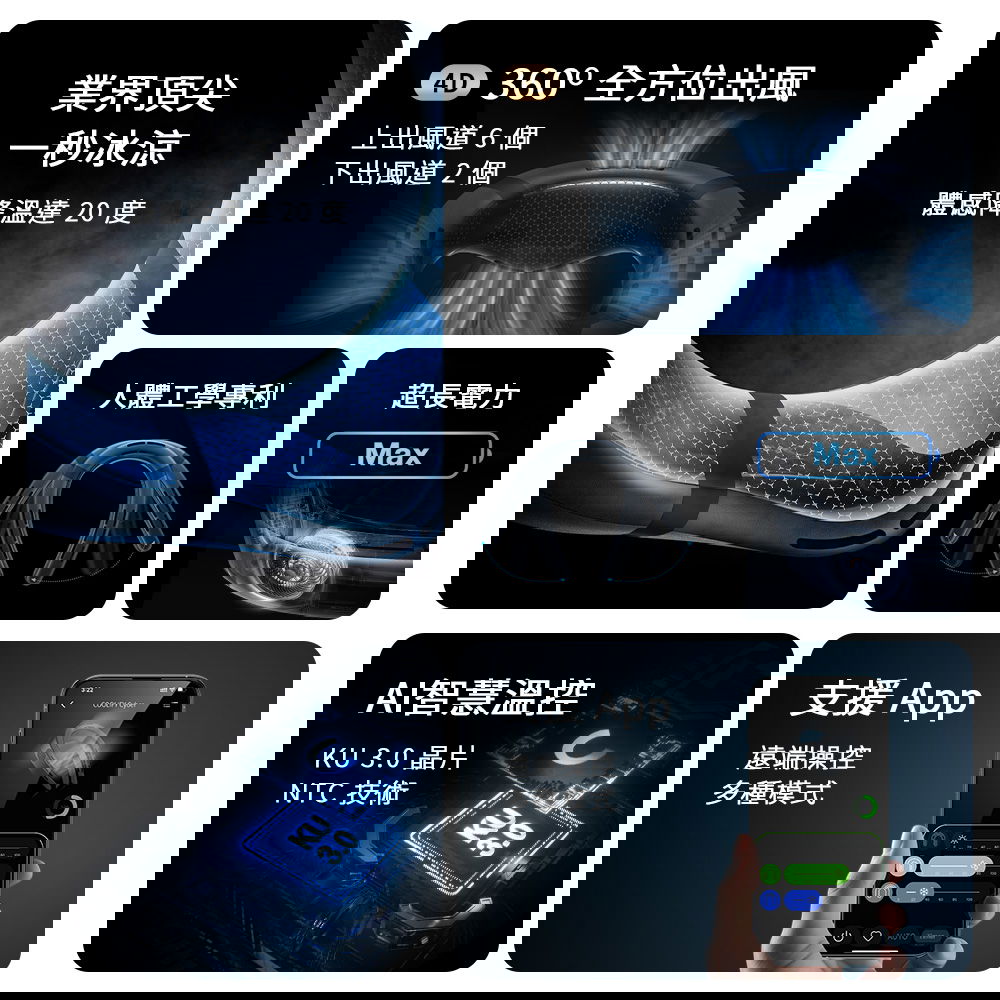 頸掛式冷暖空調