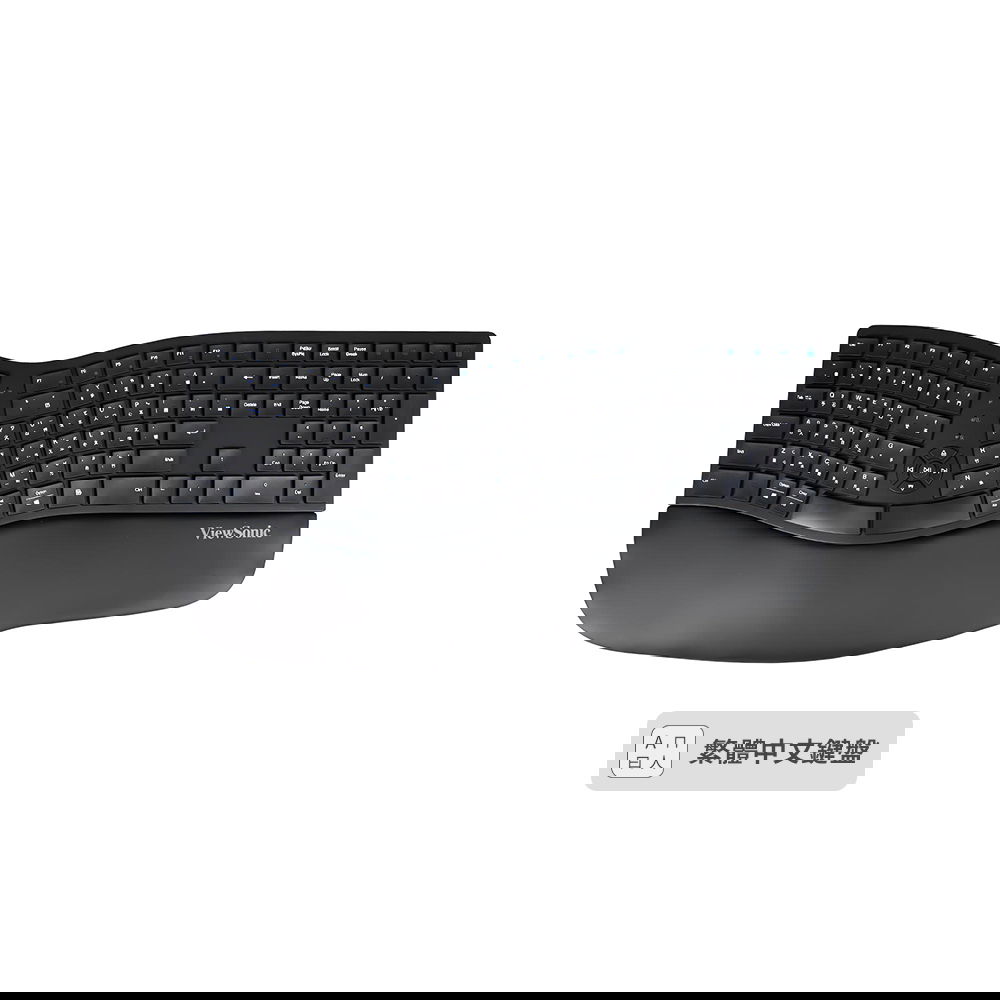 ViewSonic KW980 人體工學藍牙無線薄膜鍵盤