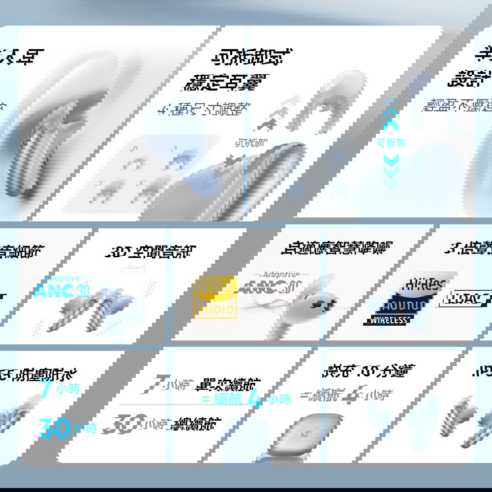 半入耳式真無線藍牙耳機