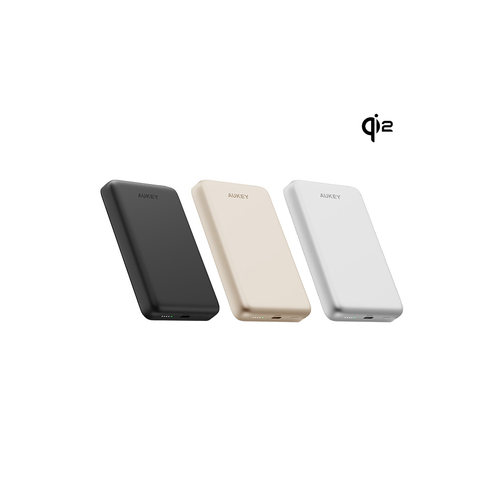 AUKEY Magfuszion M10000  10000mAh Qi2 磁吸超薄行動電源