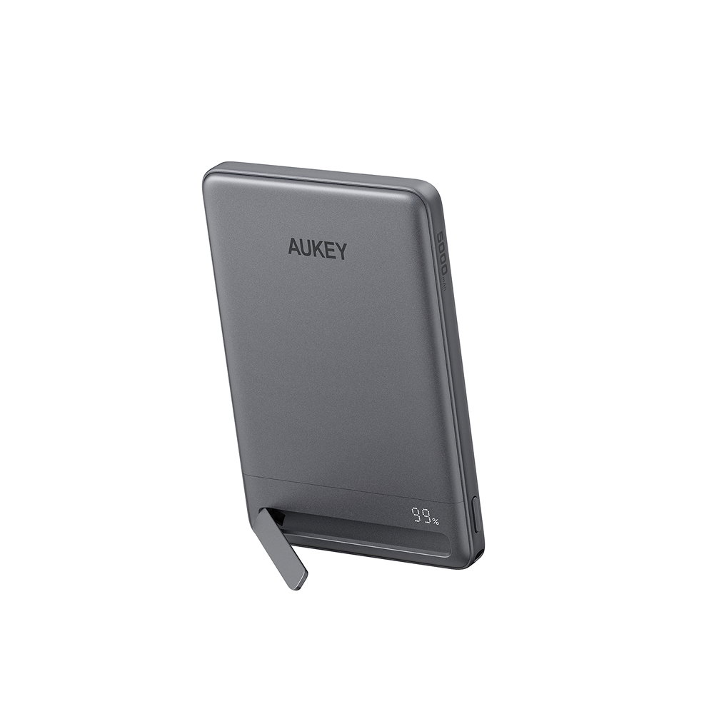 AUKEY MS15 5000mAh Qi2 磁吸支架行動電源 (PB-MS15)
