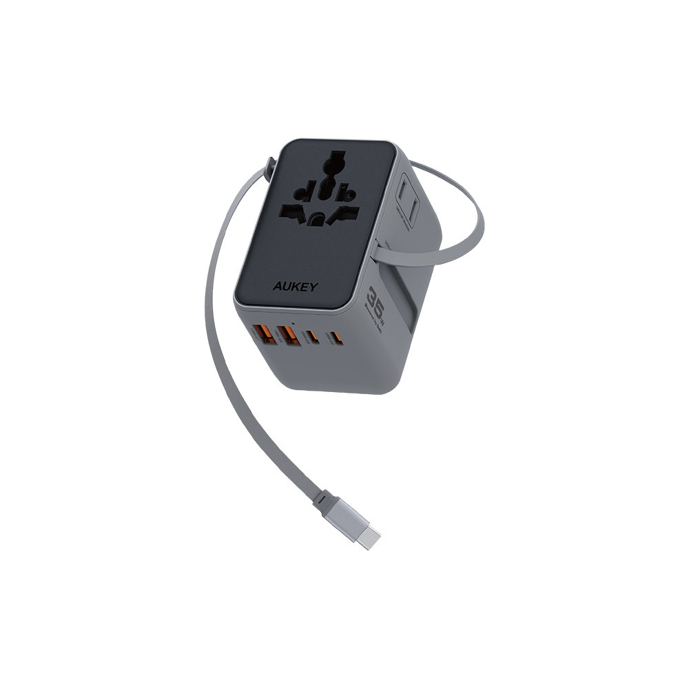 AUKEY The One氮化鎵七合一 萬國旅行充電器 35W (PA-TA12)