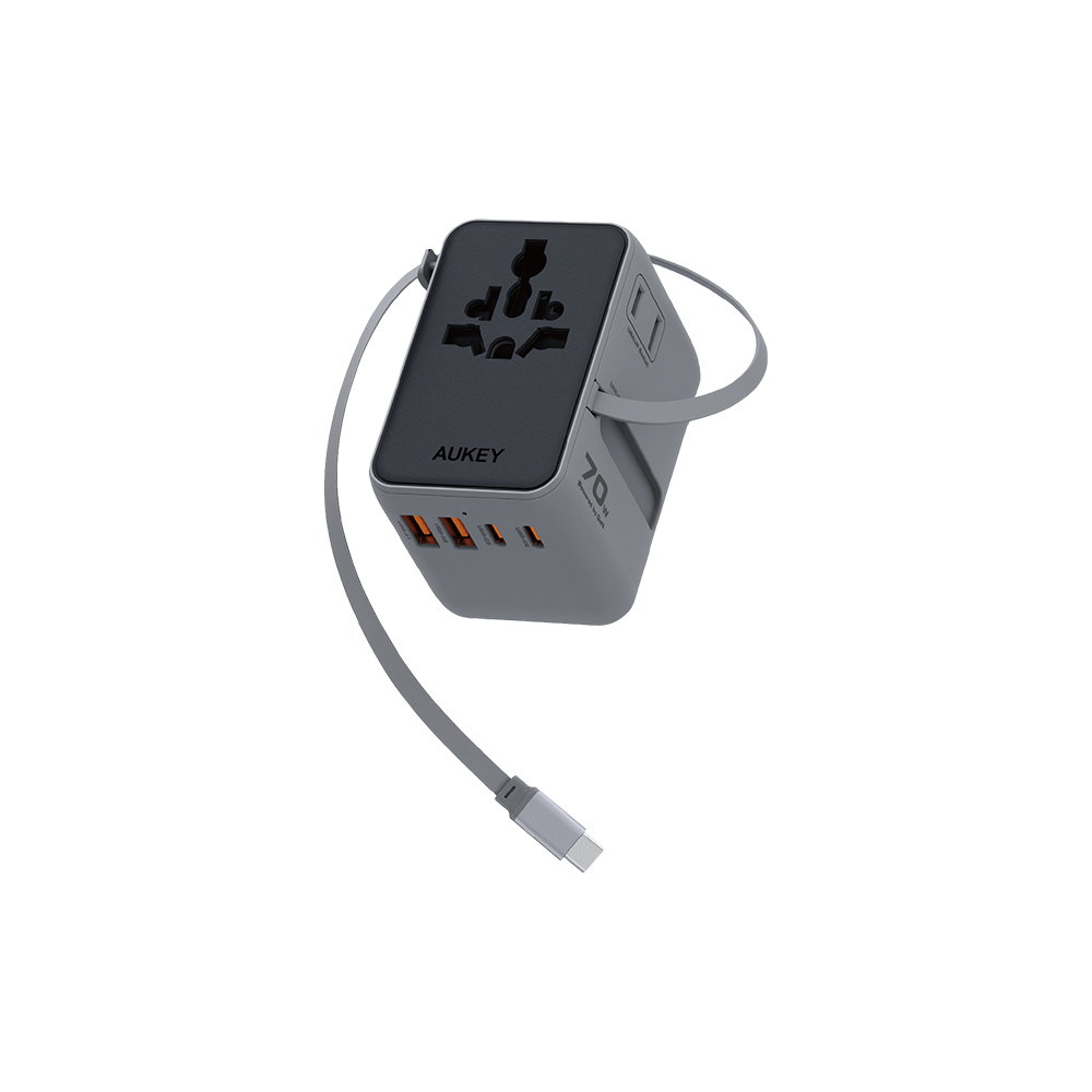 AUKEY The One S氮化鎵七合一 萬國旅行充電器 70W (PA-TA14)