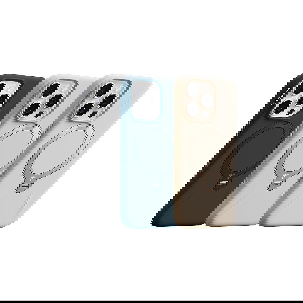 TORRAS Ostand Spin Silicone 相機按鍵 MagSafe 支架矽膠防摔手機殼