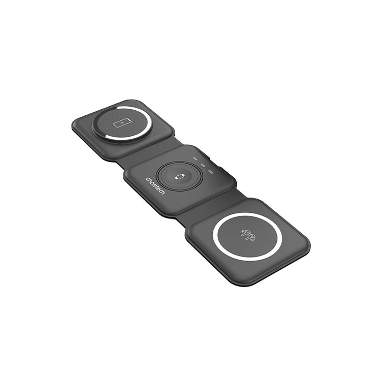 Choetech Magnetic 3 in1（T588-F）MagSafe 摺疊旅行無線充電器