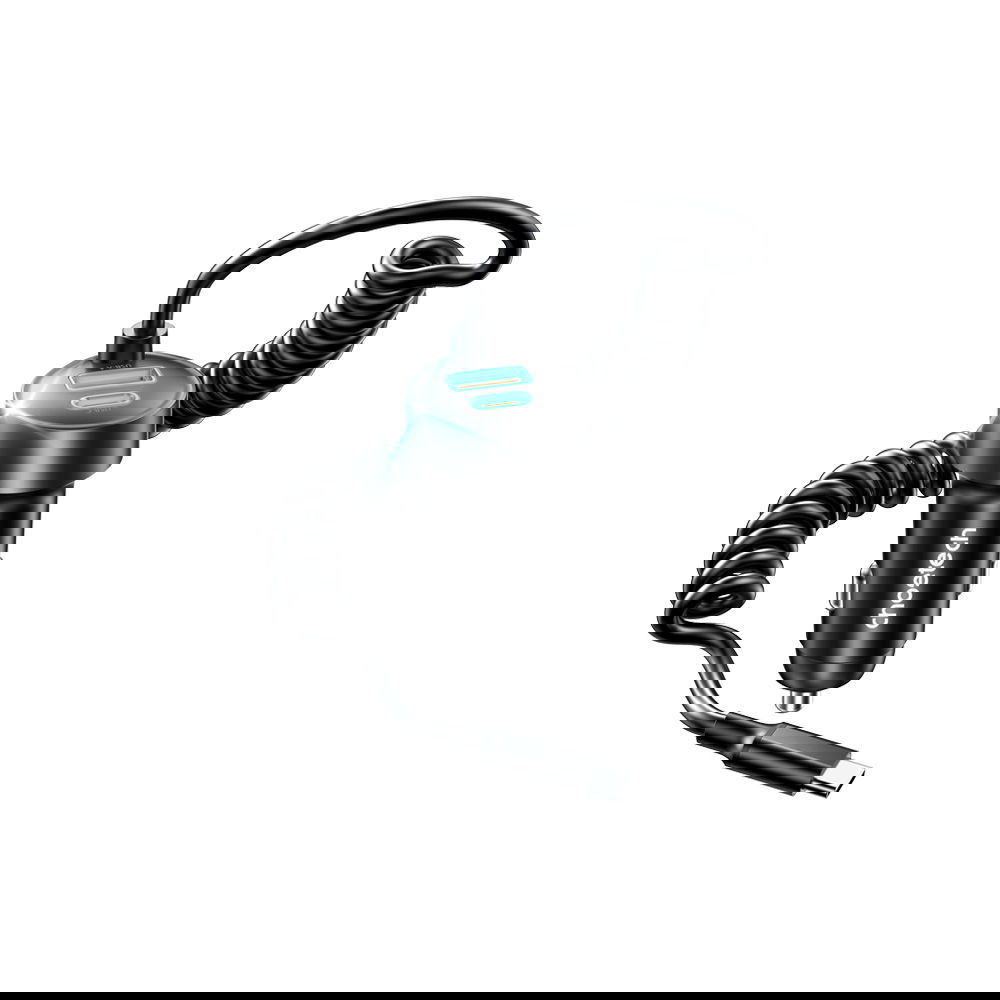 Choetech 酷車充系列 65W自帶Type-C線車用快充充電器（TC0030）