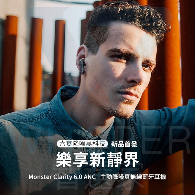 Monster Clarity 6.0 ANC主動降噪真無線藍牙耳機|智選家【AL010006】