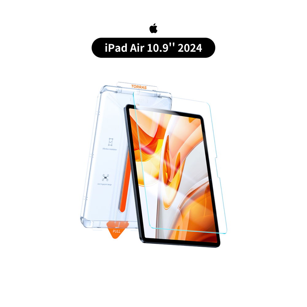 TORRAS Insta-II Master iPad 滿版航太級玻璃螢幕保護貼(附貼膜神器)