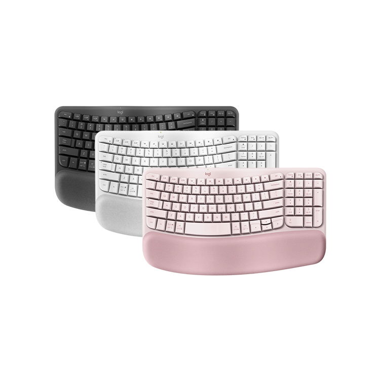 Logitech Wave Keys 人體工學鍵盤