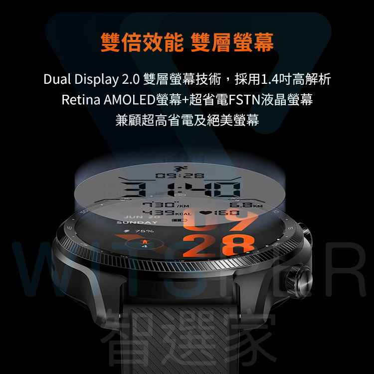 Mobvoi TicWatch Pro 3 Ultra GPS 軍規智慧手錶丨WitsPer 智選家