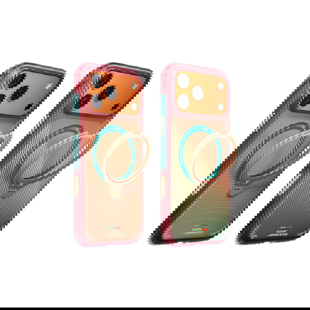 TORRAS Ostand Q3 Air 足球系列 iPhone 17系列 旋轉支架防摔氣囊手機殼