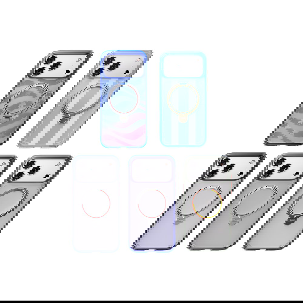 TORRAS Ostand Q3 Air 足球系列 iPhone 17系列 旋轉支架防摔氣囊手機殼
